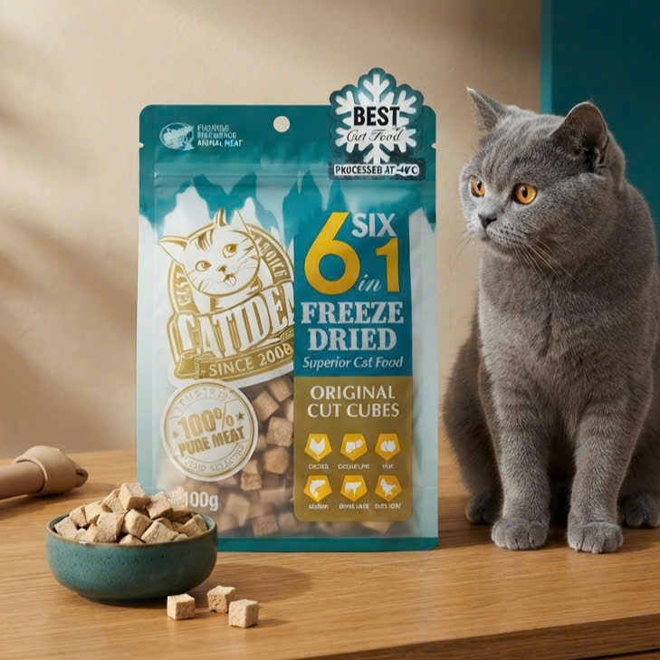 Snack mèo sấy thăng hoa Catidee (100g) (DEMO)