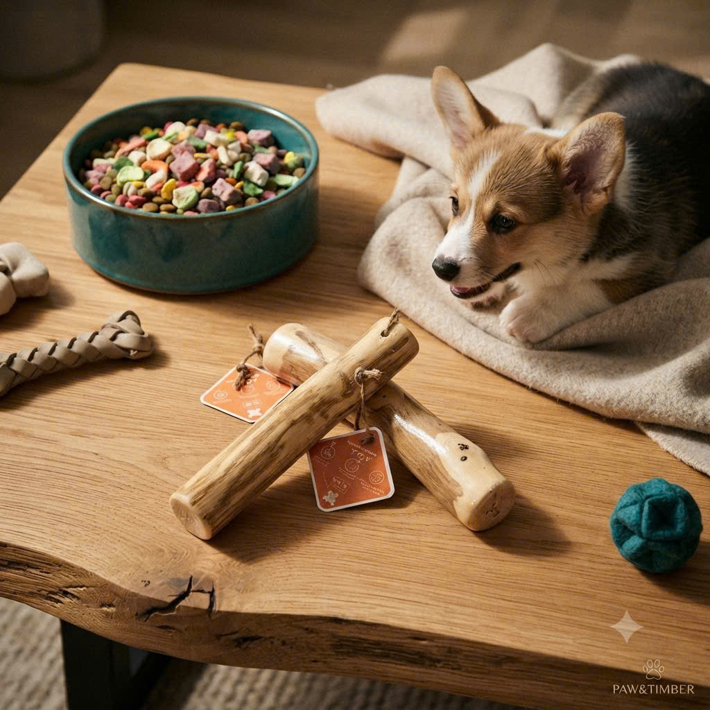 Đồ chơi gỗ gặm sạch răng Paw & Timber (DEMO)