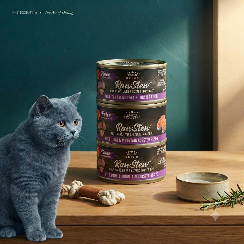 Pate mèo cao cấp Absolute Holistic RawStew (DEMO)